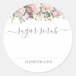 Sockerskifferetikett Runt Klistermärke