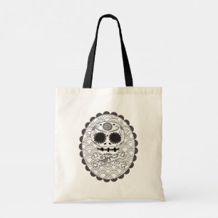 Sockerskull i Crossbone Pirat Bok Shopping Tygkasse