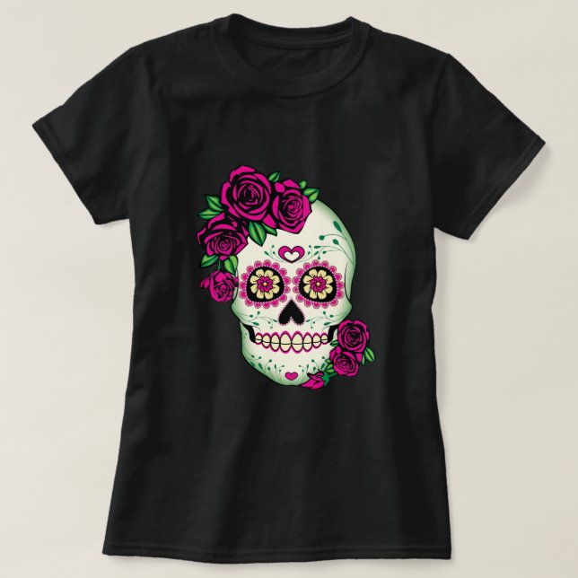 Sockerskull med Ro T Shirt (Design framsida)