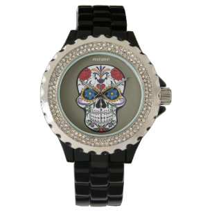 SOCKERSKULL Redigerbar blommigt Armbandsur