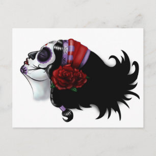 Sockerskulldesign Vykort