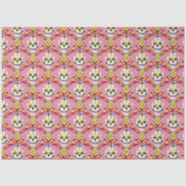 Sockerskullerkonst - diagonalt rutnät (Rosa)