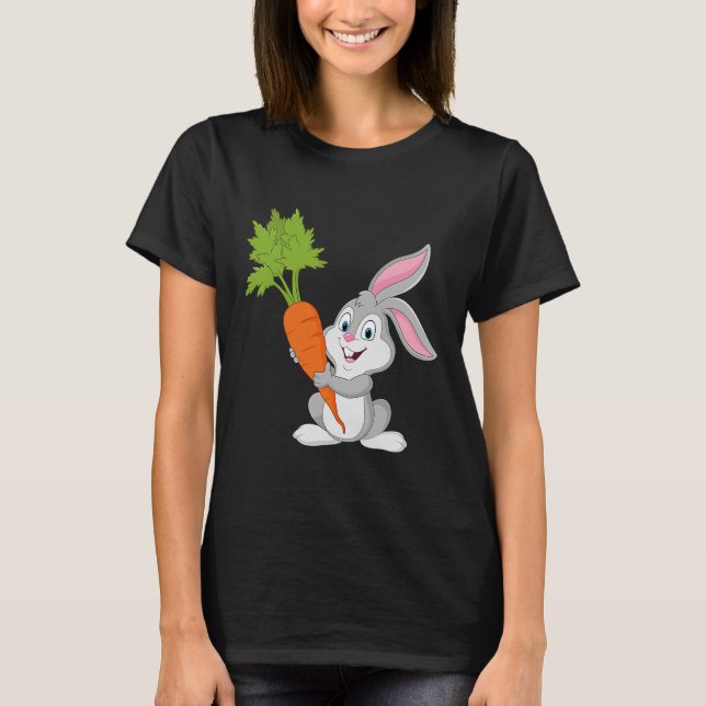 Sockersöt Påskhare Påsk T Shirt (Framsida)