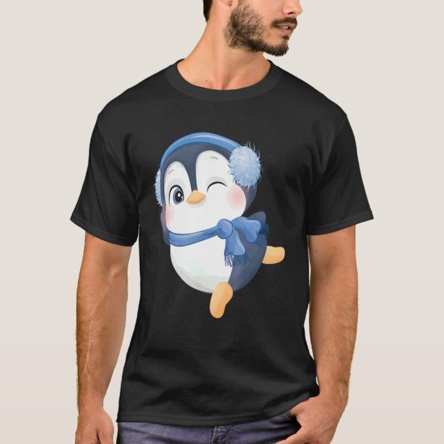 Sockersöt penguin 1 t shirt (Framsida)