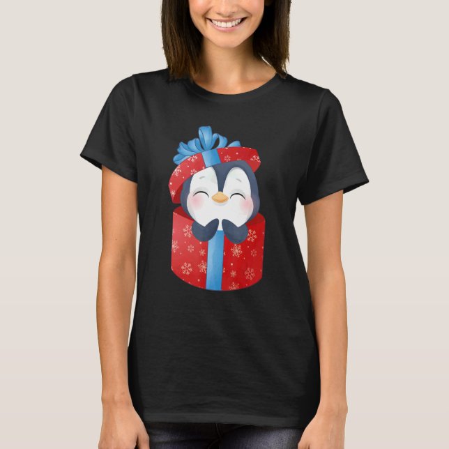 Sockersöt penguin t shirt (Framsida)