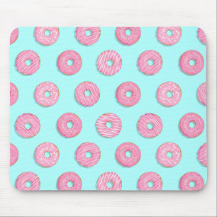 Sockersötad Rosa Glazed Donuts Musmatta