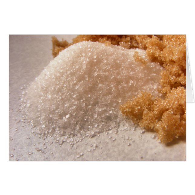 Sockersötsaker Hälsningskort (Framsidan Horizontal)