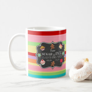 Sockerspets Allt fin Vintage Candy Shop Kaffemugg