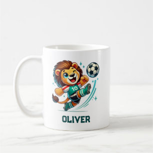 Sockerstjärna söt lejon kaffemugg
