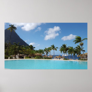 Sockerstrand St Lucia Poster