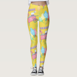 Sockervadd All över tryck Leggings