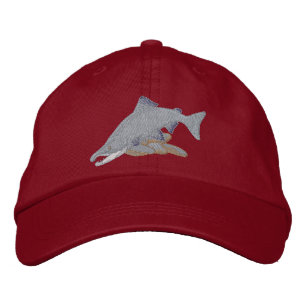 Sockeye Salmon Broderad Keps