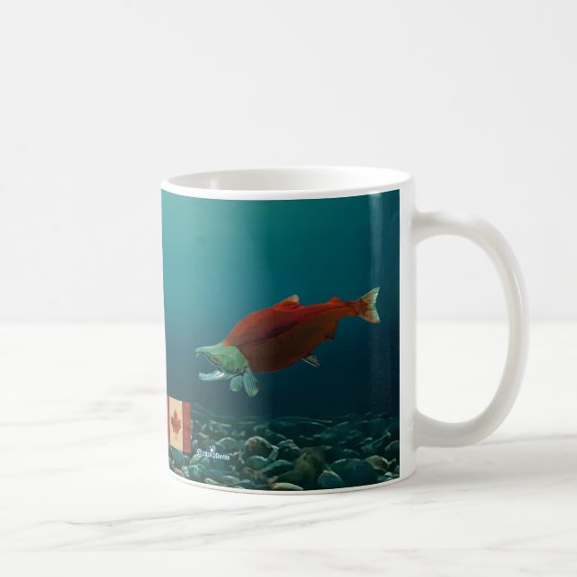 Sockeye Salmon Kaffemugg (Höger)