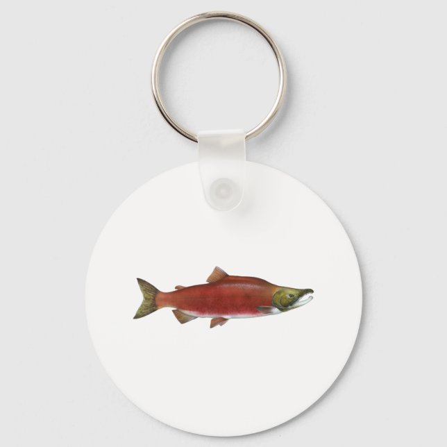 Sockeye Salmon Nyckelring (Framsida)