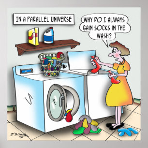 Socklar i en parallell Universe Poster