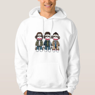 SockMonkey Hunter Brothers och deras Angel Friend Hoodie
