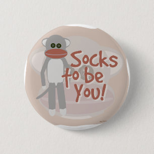 Sockor som är dig! knapp