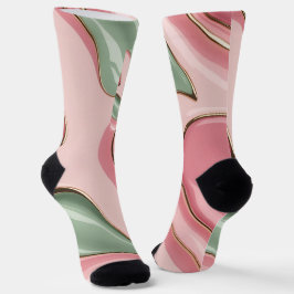 Socks in stylish abstract graphic