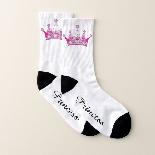 Socks - Princess Rosa Krona Strumpor (Par)