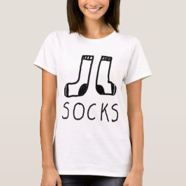 Socks White T-Shirt