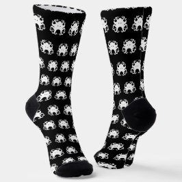 Socks with Inky Bones Press octopus logo