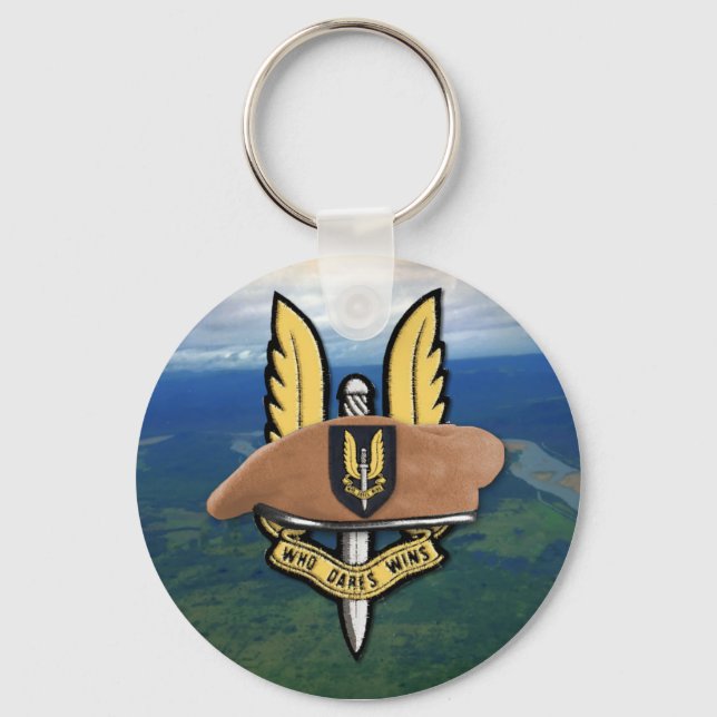 socom speciell luft-tjänst som flash beret-nyckelk nyckelring (Framsida)