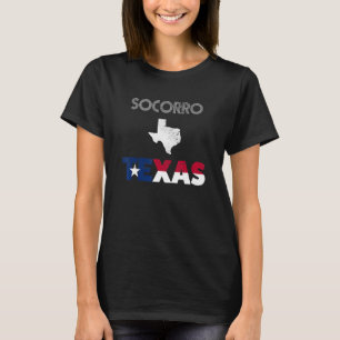 Socorro TX Texas flagga turism native souvenir T Shirt