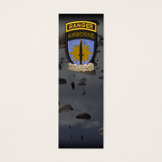 SOCPAF Speciella Ops Pacific Patch Bookmarkers Litet Visitkort (Framsidan)