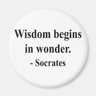 Socrates-citationstecken 1a magnet