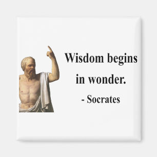 Socrates-citationstecken 1b magnet