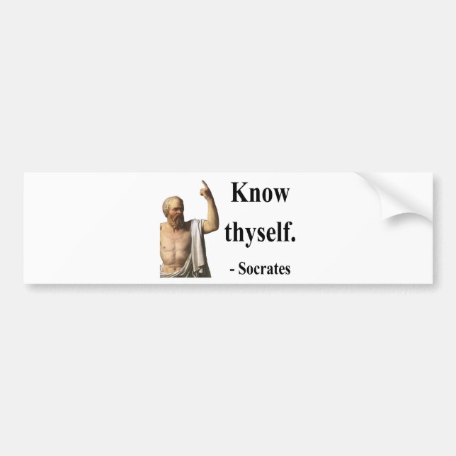 Socrates-citationstecken 5b bildekal (Framsidan)