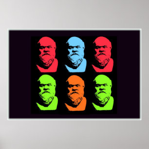 Socrates-Collage Poster