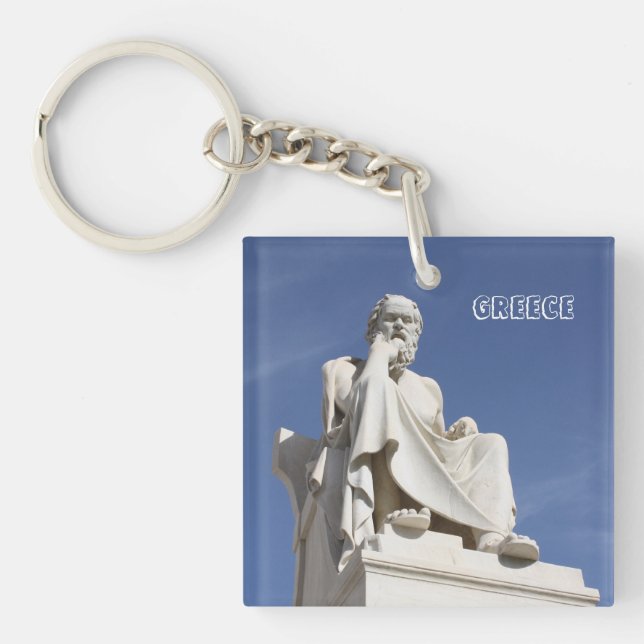 Socrates Grekland Keychain (Framsidan)