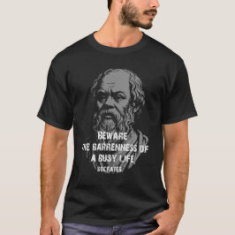 Socrates quote on life t shirt