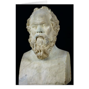 Socrates-spricka Hälsningskort