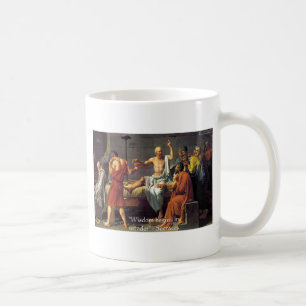 Socrates "Visdom/Under" Citatpresenter T-shirts & Kaffemugg