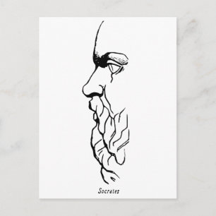 Socrates-visionen Vykort