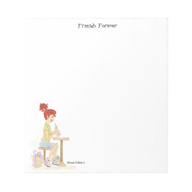 Soda Fontän Friends Anteckningsblock (Framsida)