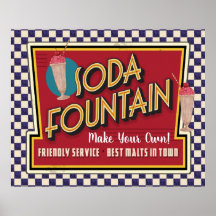 Soda Fontän Poster