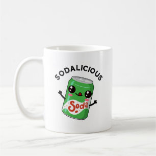 Soda-licious Funny Soda Pop Pun Kaffemugg