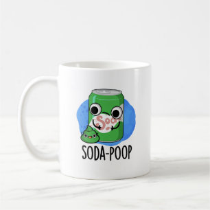 Soda Poop Funny Drink Pun Kaffemugg