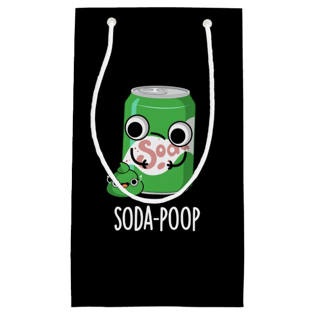 Soda Poop Funny Drink Pun Mörk BG (Framsidan)