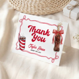 Soda Pop Baby Shower Tacksamhetskort Tack Kort