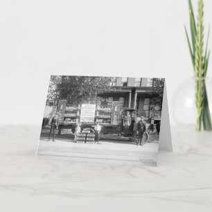 Soda Pop Delivery Lastbil, tidigt 1920-talet Kort