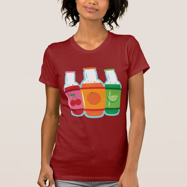 Soda Pop Flaskor T-shirt (Framsida)
