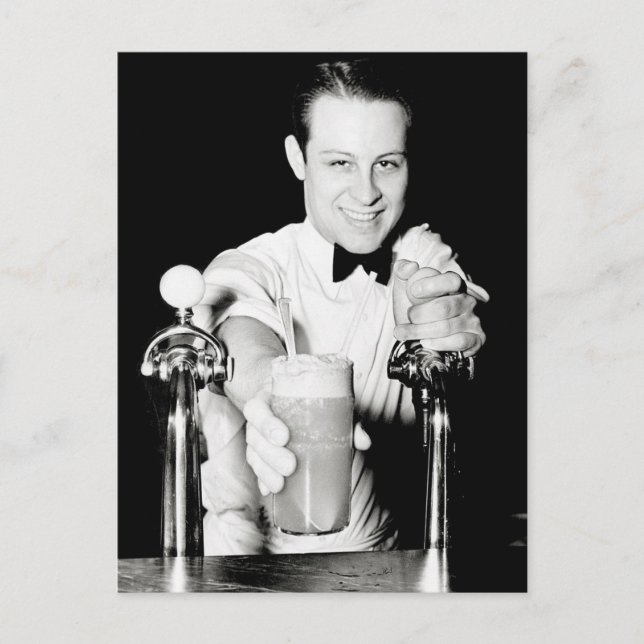 Soda Shop, 1936 Vykort (Framsida)