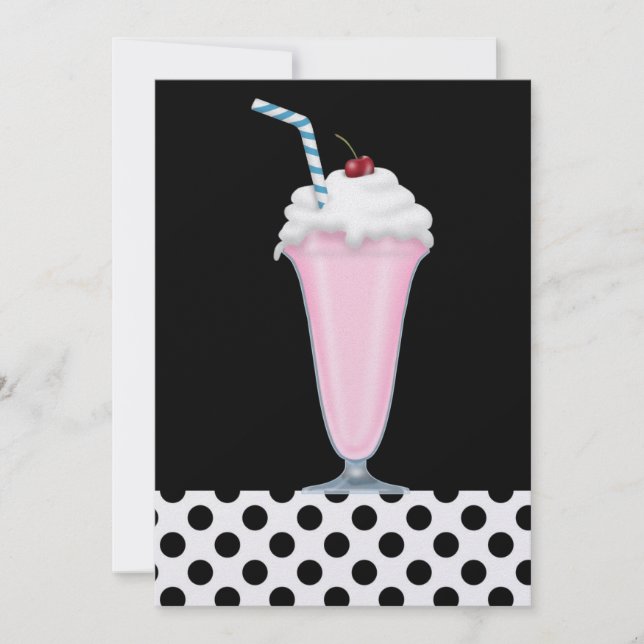 Soda Shop-inbjudan - SRF Inbjudningar (Framsida)