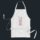 Soda Shoppe Strawberry Ice Cream Milkshake Shake Förkläde<br><div class="desc">Med en originalmarkör illustreras en utsökt jordgubbsmjölkskaka i rosa, med pipad grädde, ett rött körsbär och ett snabbt halm. En glass shoppe, middag och soda fontän klassisk! Underbar för vilken mat som helst. Behöver du hjälp med anpassning? Klicka på "rebeccaheartsny" (hörnet på den övre högerna) och "kontakta den här designern"...</div>