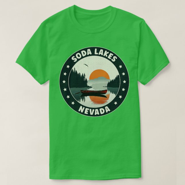 Soda Sjöar Nevada Sunset T Shirt (Design framsida)