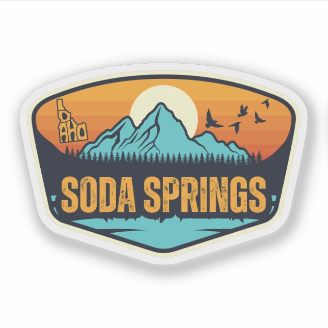 Soda Springs, Idaho Klistermärken (Framsida)